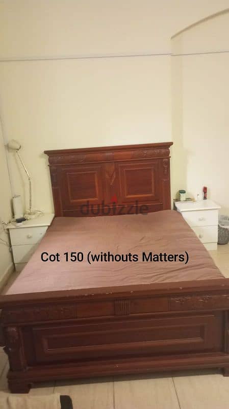 COT, MATTRESS, CUPBOARD, MAKEUP TABLE, CHAIR 9