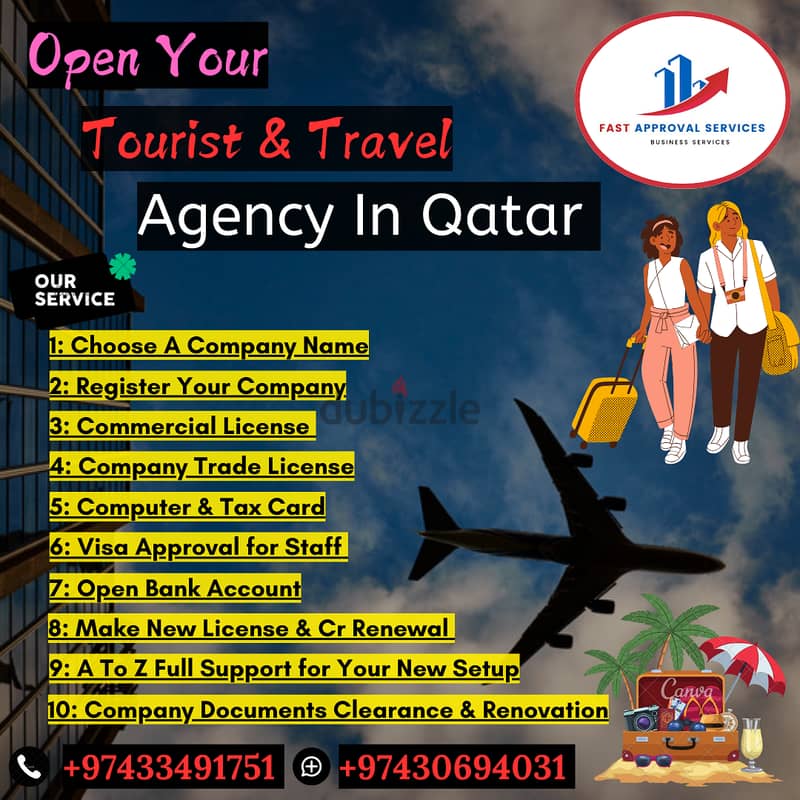 Open Your Tourist & Travel Agency in Qatar 0