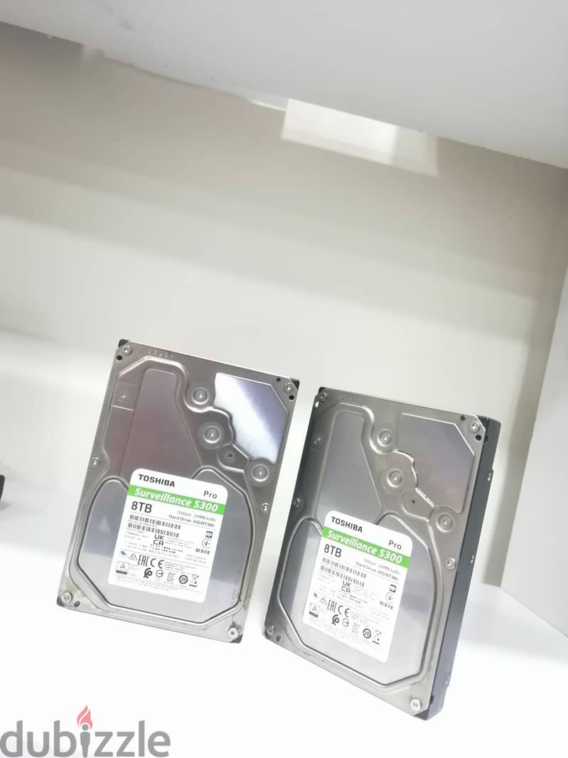 8 TB Hard Disk   Thosiba Pro  Surveillance s300 8 TB (8,000 GB) 1