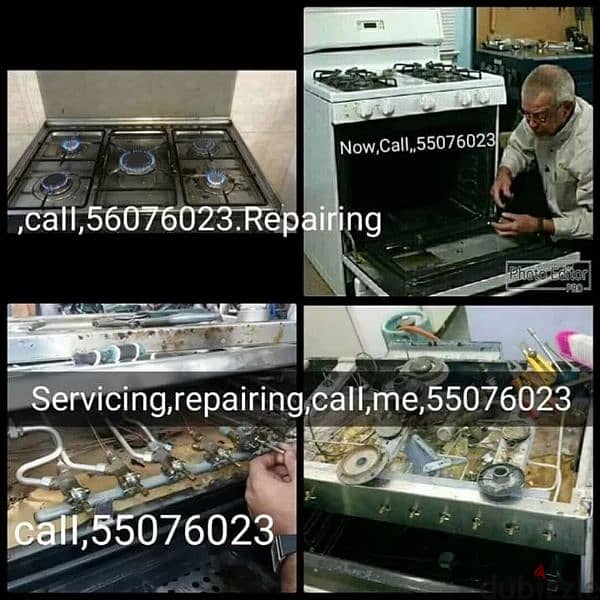 Gas cooker refaringservicing clining call my namber or whatsapp 1