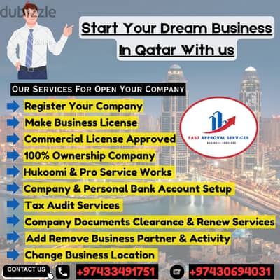 Start Your Dream Business in Qatar with us