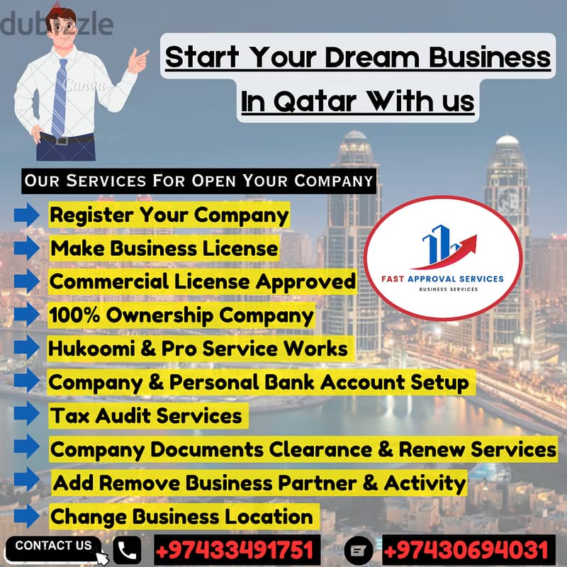 Start Your Dream Business in Qatar with us 0