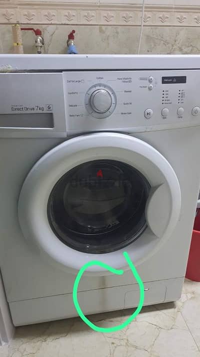 I buy not working damage washing machine