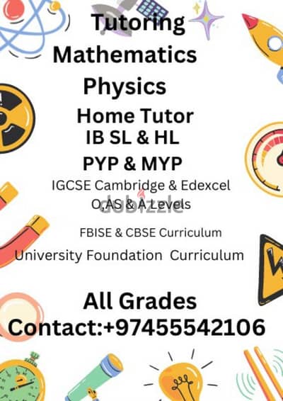 MATHEMATICS & PHYSICS HOME TUTOR