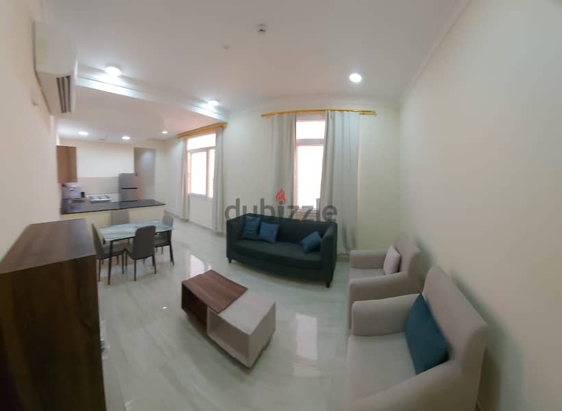 For rent flat brand new in Duhail 1 bhk Fully furnished 7