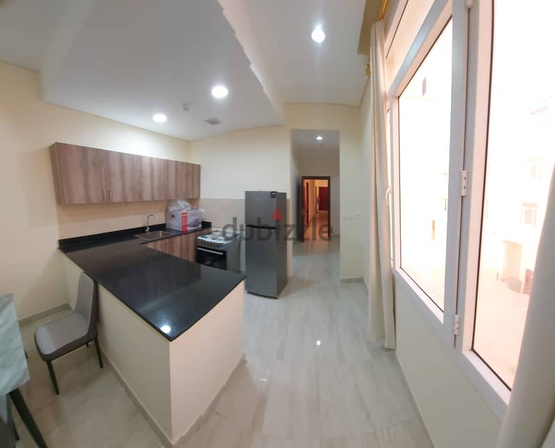 For rent flat brand new in Duhail 1 bhk Fully furnished 11