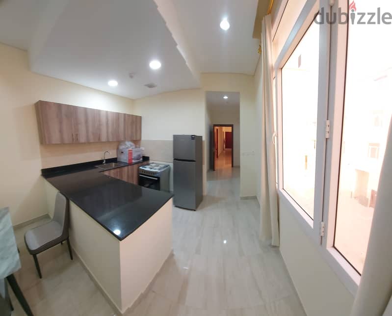 For rent flat brand new in Duhail 1 bhk Fully furnished 7