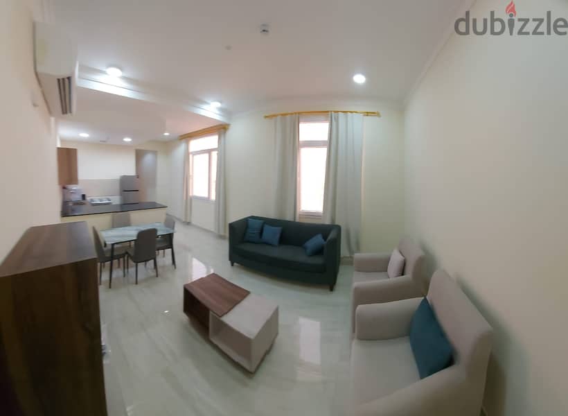 For rent flat brand new in Duhail 1 bhk Fully furnished 8