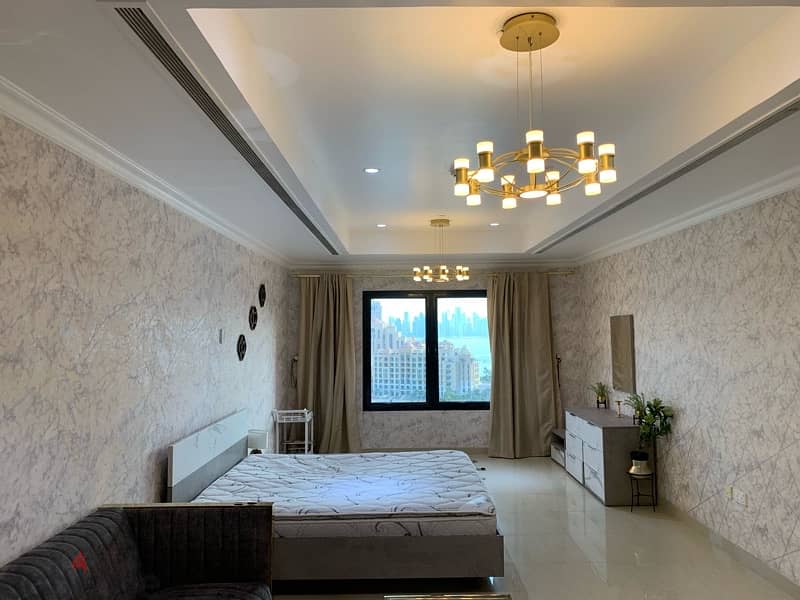 Studio Apartment For Rent Yearly Contract Pearl Qatar 1