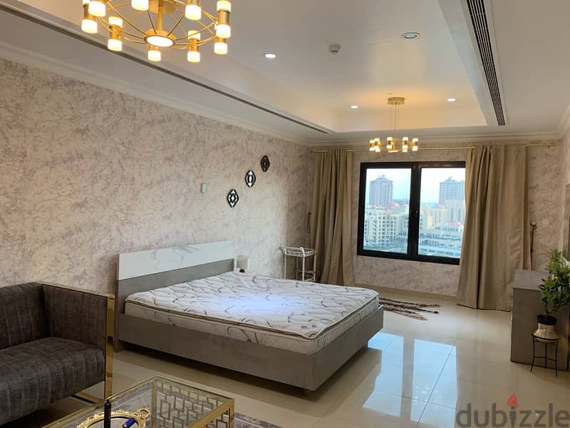 Studio Apartment For Rent Yearly Contract Pearl Qatar 4