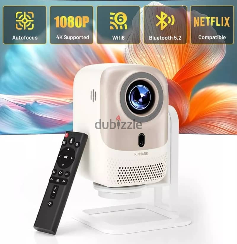 WhatsApp + 31687040507 Mini Smart Projector 1080P 4K Support WIFI 0