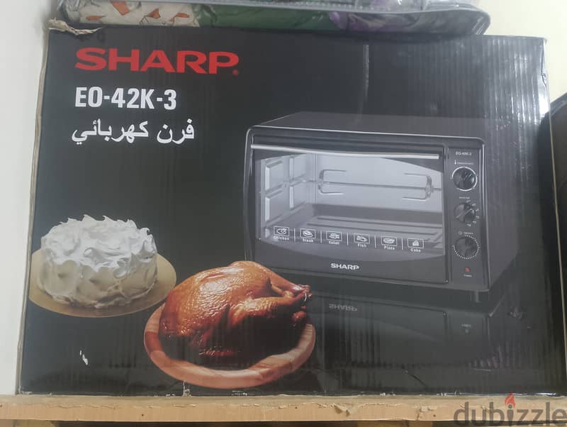 New unused electric oven with box only 250 Qatari riyals 3