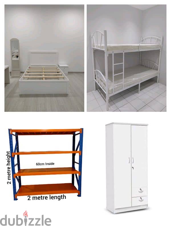 Single bed double bed mattress cabinet shelf 0