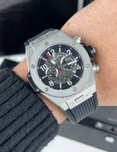 Brand : HUBLOT BIG BANG WATCH.     MIROR COPY IDENTIKAL ORGINAL