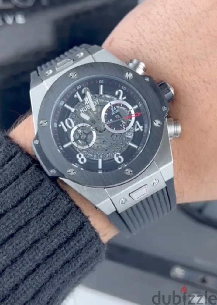 Brand : HUBLOT BIG BANG WATCH.     MIROR COPY IDENTIKAL ORGINAL 3