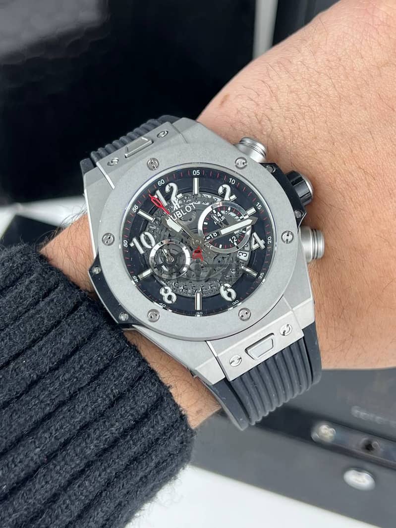 Brand : HUBLOT BIG BANG WATCH.     MIROR COPY IDENTIKAL ORGINAL 4