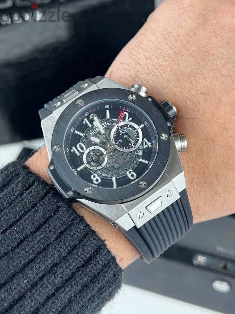 Brand : HUBLOT BIG BANG WATCH.     MIROR COPY IDENTIKAL ORGINAL 5