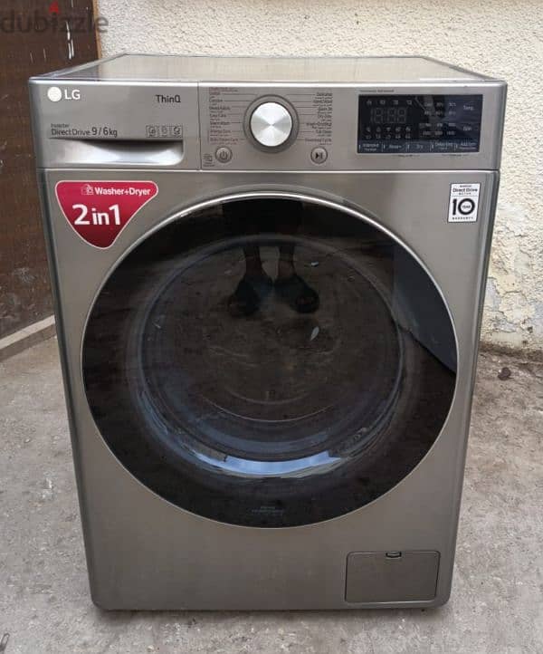 LG 8kg/ 5kg washing machine 0