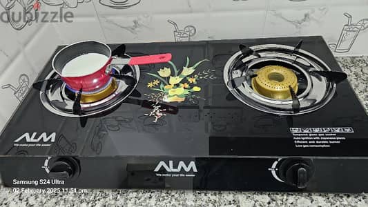 ALM 2 Burner Gas Stove-Used 15 days