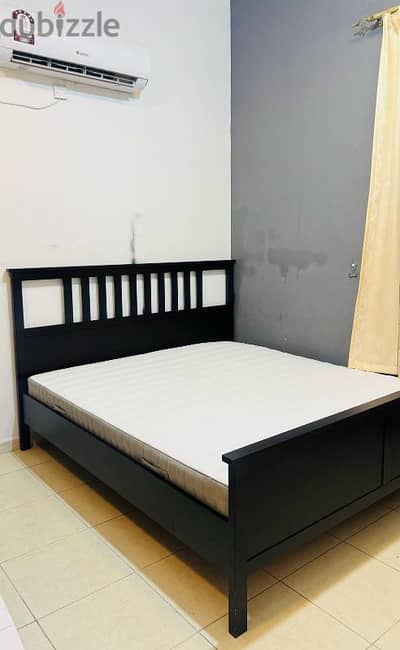 King size bed with mattress for sale IKEA