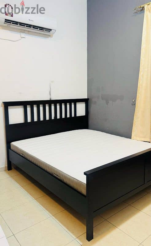 King size bed with mattress for sale IKEA 0