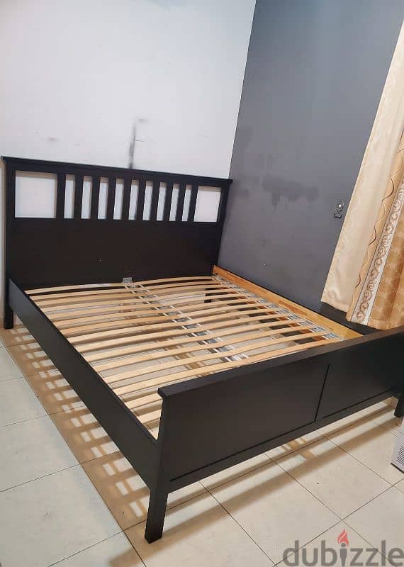 King size bed with mattress for sale IKEA 2