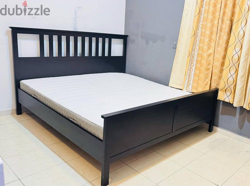 King size bed with mattress for sale IKEA 3