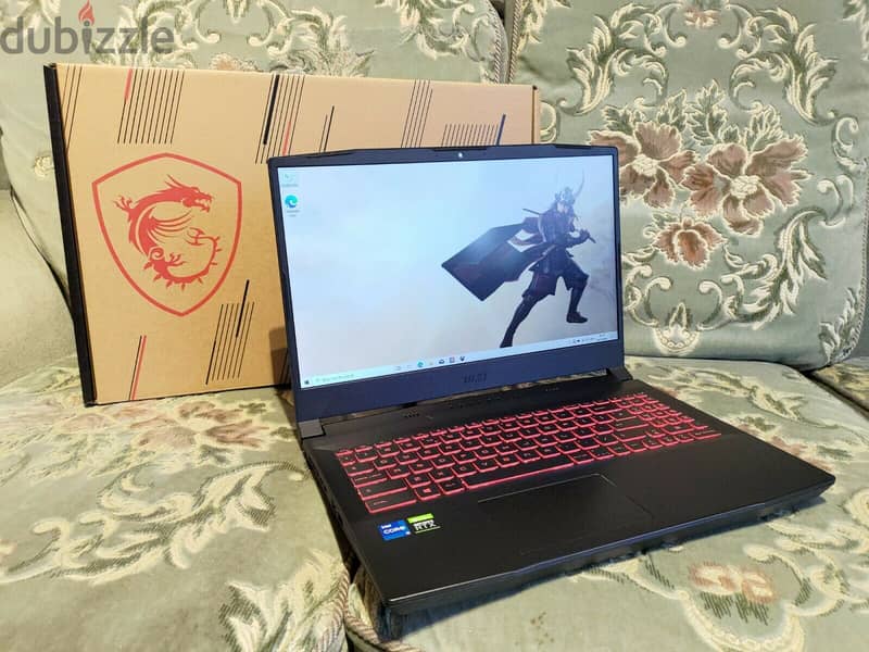 MSI Katana GF66 15.6" Laptop - Intel® Core™ i7, RTX 3060, 512 GB SSD 0