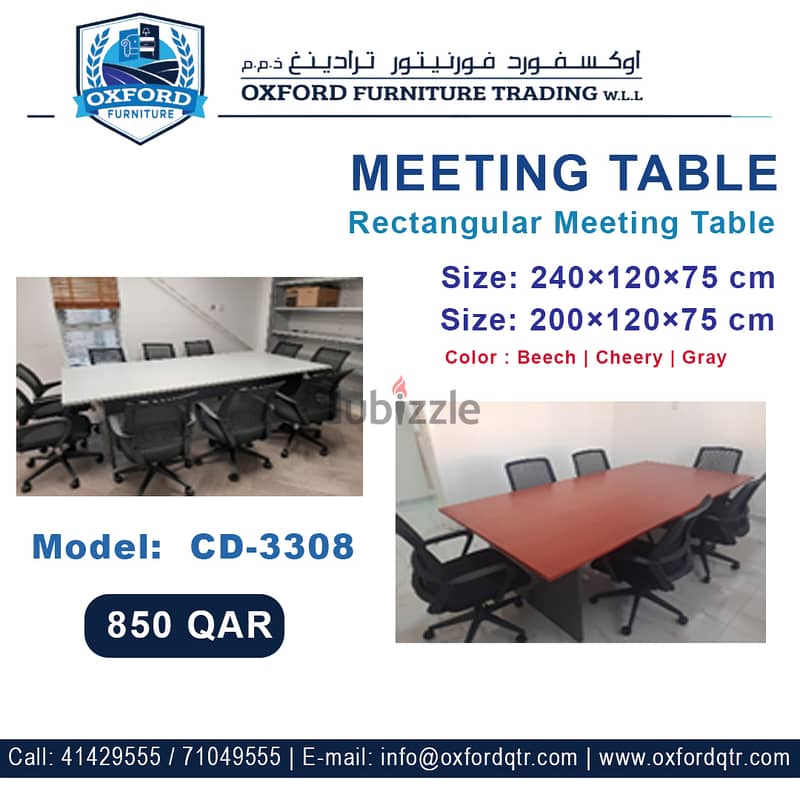 Rectangular Meeting Table 0