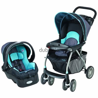 INFANS 2 in 1 BABY STROLLER CONVERTIBLE REVERSIBLE BASSINET