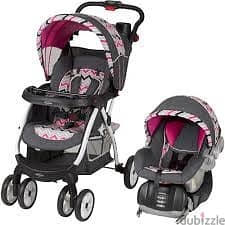 Luxury Heavy Duty 3 in 1 Baby Stroller Portable Baby Cradle and Car Se