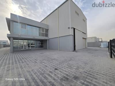 Brand-New Warehouse with Accommodation & Showroom – Birkat Al Wamer