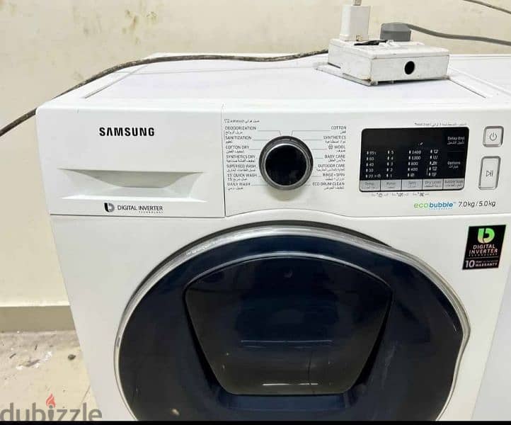 Samsung 7/5kg wash dryer together 2in1 1