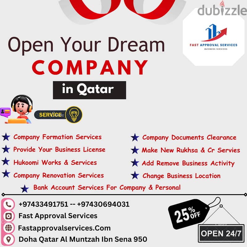 Open Your Dream Company in Qatar 0