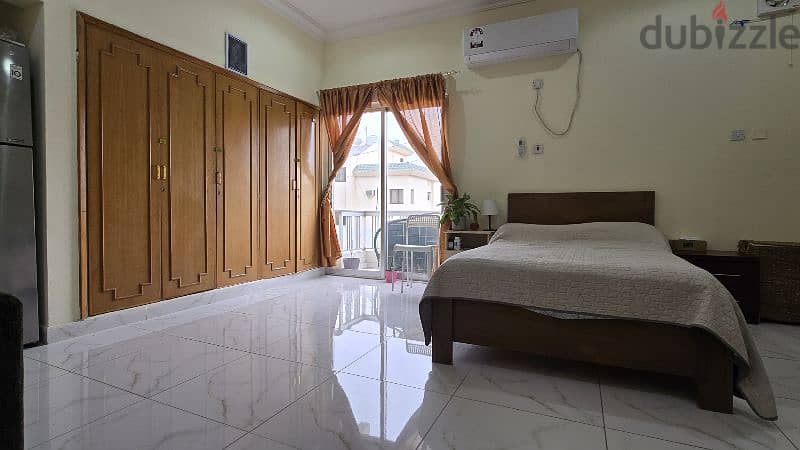 Furnished Studio with Balacony At alnasr area 3