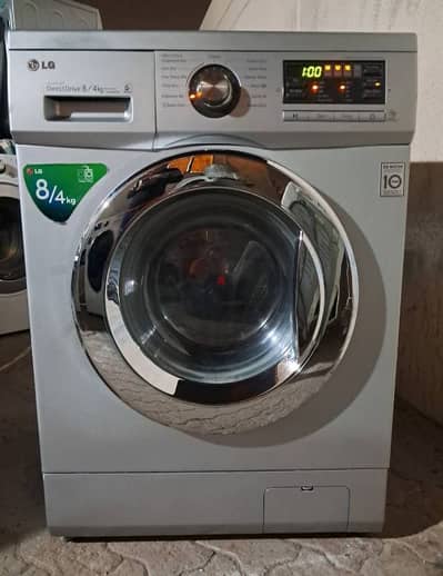 LG Washing Machine 8/4 kg 2in1 wash dryer together