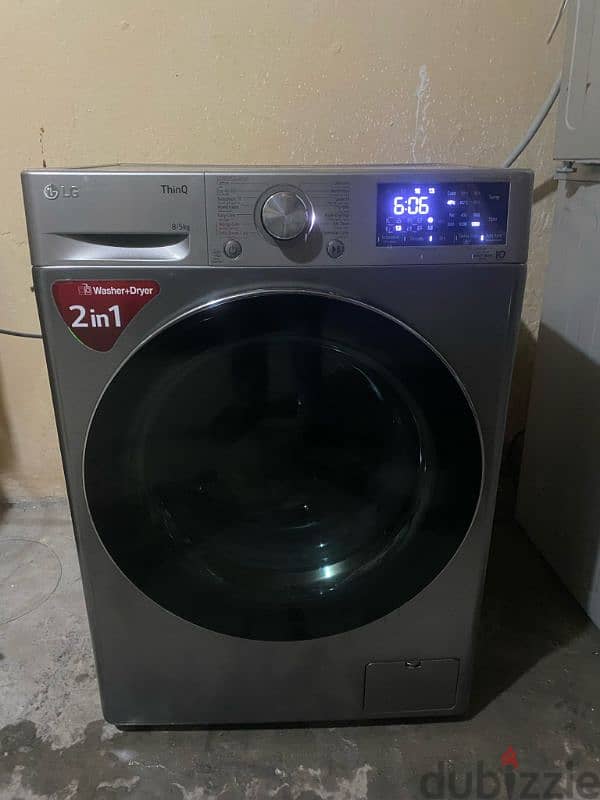 LG Brand Washing machine 8/5 kg Wash dryer together 0