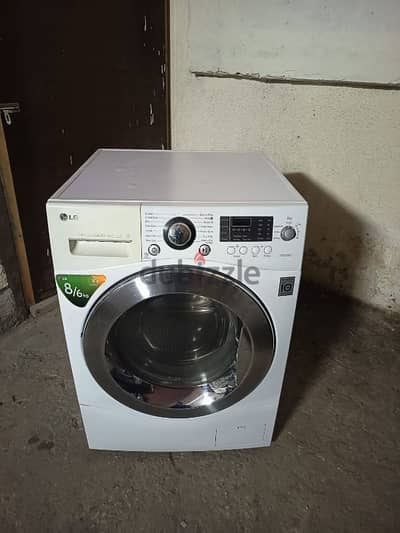 Lg 8/6 Kg Washing With Dryer Machine