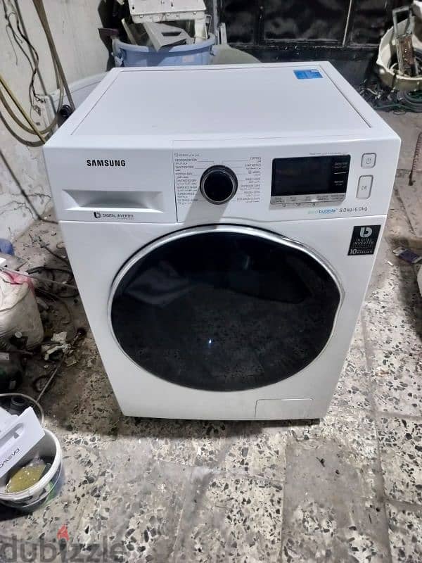 Samsung washing machine 8/6 kg wash dryer together 2in1 0