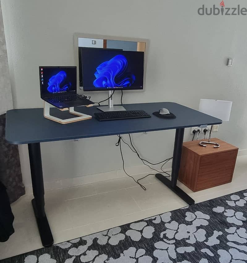 Ikea Electronic Standing Desk + Armchair 4