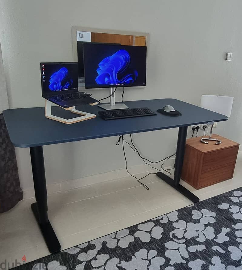 Ikea Electronic Standing Desk + Armchair 5