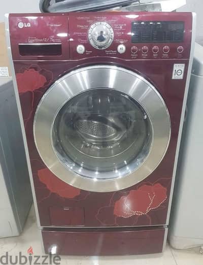 LG 12/7 kg wash dryer together