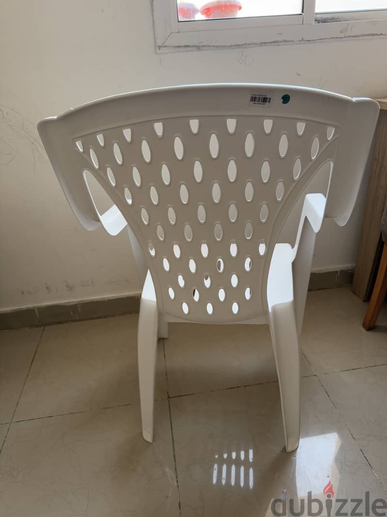 Cosmoplast Plastic White Color Chair very good Quality 1