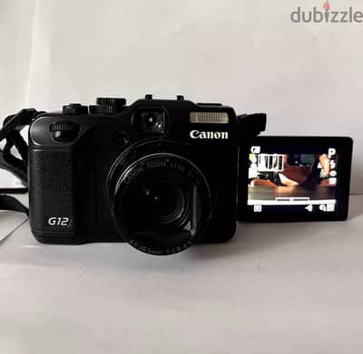 Canon PowerShot G12 10.0MP Digital Camera - Black