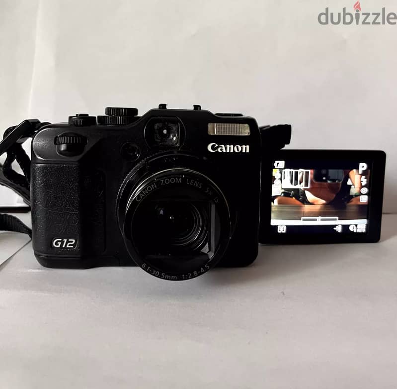 Canon PowerShot G12 10.0MP Digital Camera - Black 0