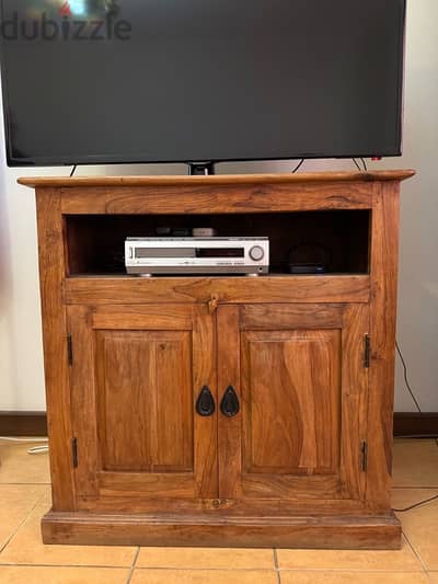 Solid Wood TV Stand - Cabinet