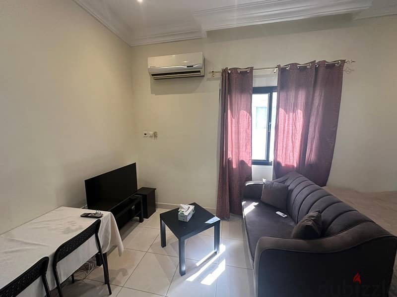 Furnished Studio for rent in Al sadd - near family court 1