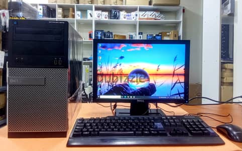  Dell Optiplex Intel Core i5 Desktop Full Set for Only 450 QAR! 