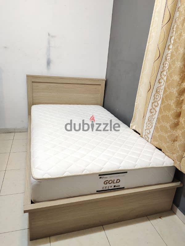 single bed with mattress for sale home centre 3