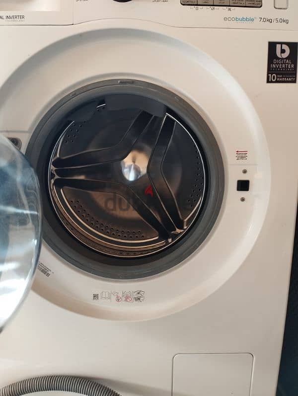 Samsung 8/6 kg wash dryer together 1